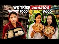 WE TRIED ZOMATO S BEST VS WORST RATED FOOD CHALLENGE GONE WRONG PULLOTHI