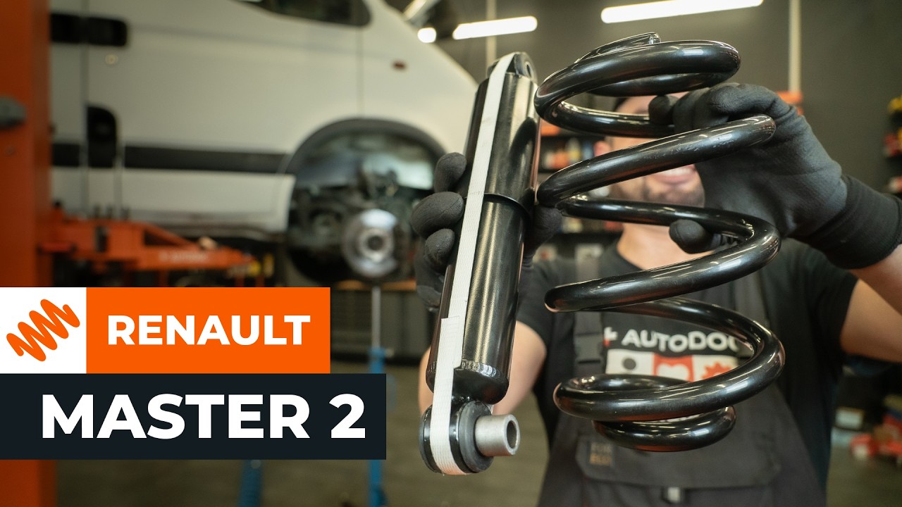 Cómo cambiar: amortiguadores de la parte delantera - Renault Master 2 furgón | Guía de sustitución