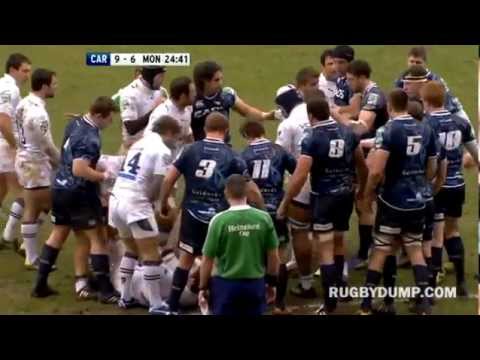Lloyd Williams red card tackle vs Montpellier