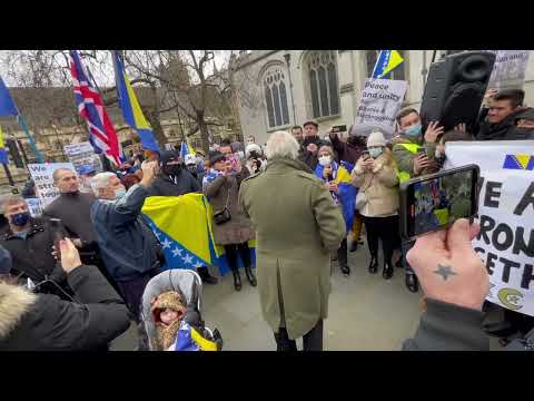 Bob Stewart, London for Bosnia-Herzegovina 10 Jan 2022