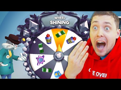 SHINING WHEEL OPENING! CAN I GET JACKPOT? in Looney Tunes World of Mayhem