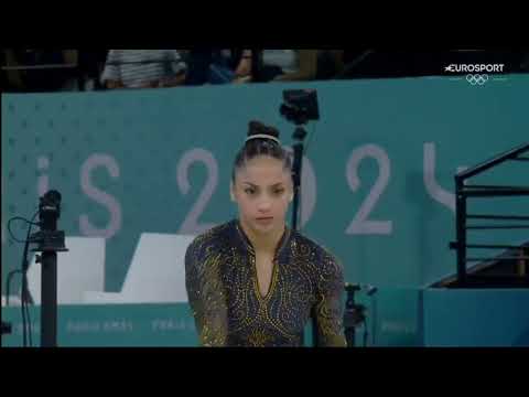 Julia Soares Floor Team Final 2024 Olympics