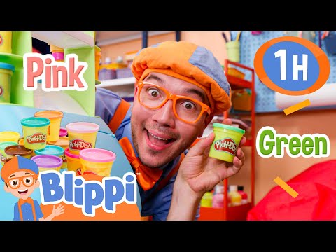 Blippi's Art Trip to the Play-Doh Factory! | Blippi for Kids  | Moonbug Kids - Art for Kids 🖌️