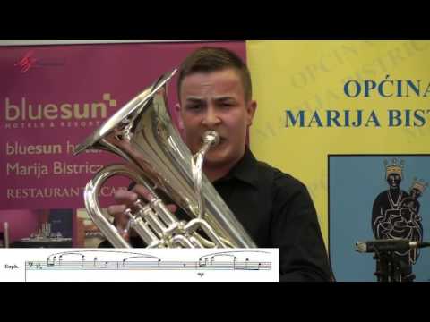 Barbara York: Arioso Gloria - Matej Štih, eufonij / Bistrički ZVUKOLIK 2015.