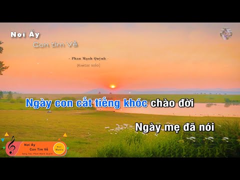 Nơi Ấy Con Tìm Về - Hồ Quang Hiếu (Guitar beat solo karaoke), Muoi Music | Muối SV