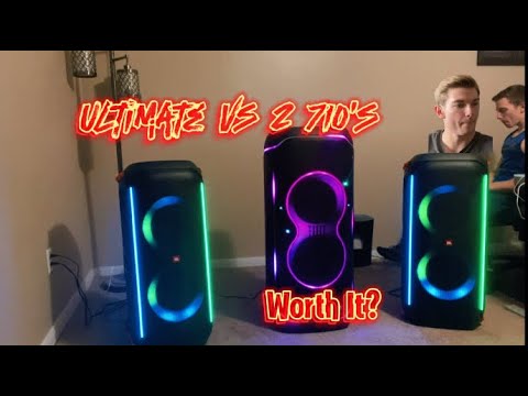 JBL PartyBox Ultimate vs 2 710’s |is bigger always better?|