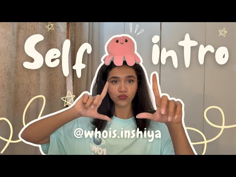 I finally pressed record! [ Self Introduction ]