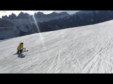 Skiing in Plose ⛷❄️ with Federico Rinaldi 🇮🇹