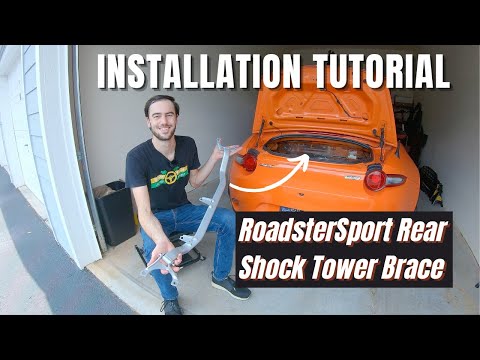 How to Install RoadsterSport Rear Shock Tower Brace ND MX-5 Miata