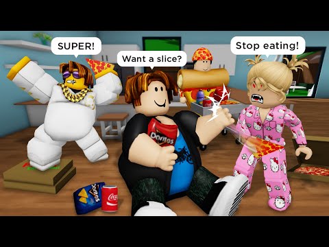 A DIET DAY 3 SUPER FAT BACON 🍕 Roblox Brookhaven 🏡 RP - Funny Moments