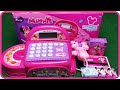 5 Minutes Satisfying With Unboxing Cute Pink Disney Minnie Mouse Cash Register Set ASMR No Music