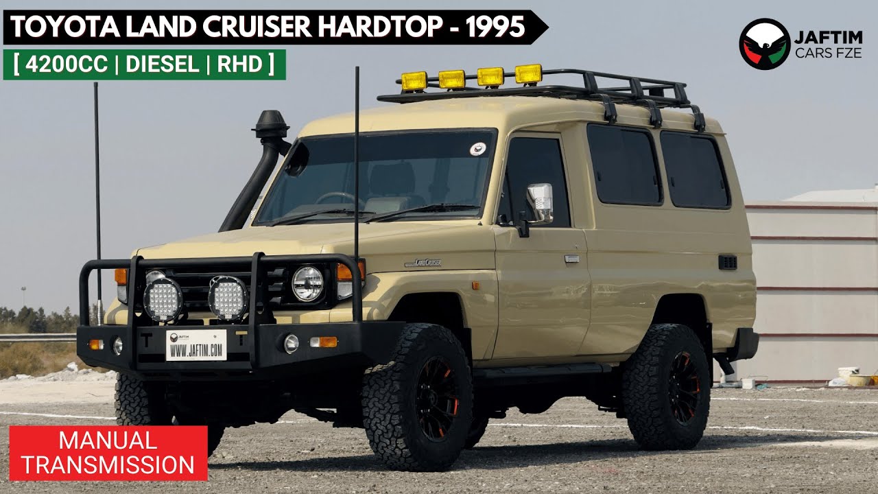 تويوتا لاند كروزر 70 HARDTOP | RHD | 4.2L DIESEL ENGINE | (MT) | AIR SNORKEL | 12 SEATERS | 1995 video