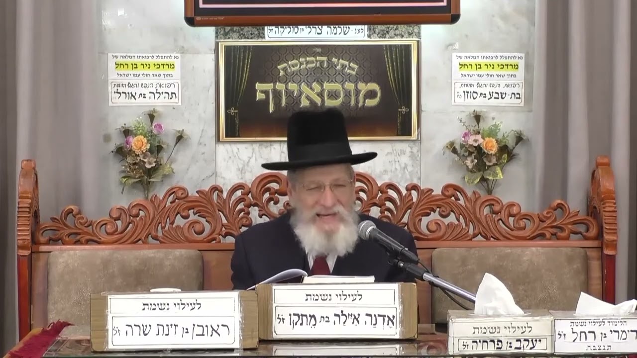 הרב שלמה בויאר | אקטואליה ופרשת השבוע | מוסאיוף