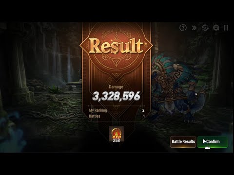 Epic Seven - Ancient Inheritance - Floor 4 - Priest 2nd Life - 3.3 Million Damage