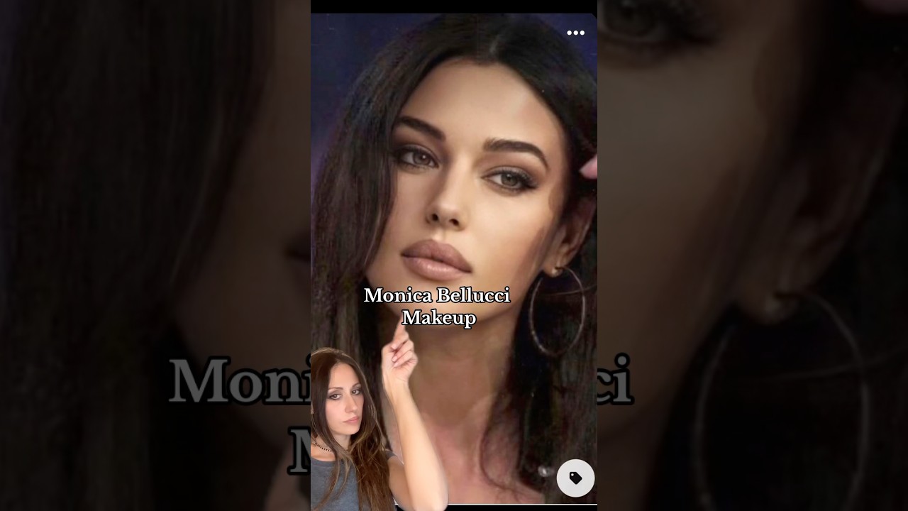 Monica Bellucci makeup 🖤✨ #makeup #smokeyeyes #makeuptutorial #truccoocchi #smokeyeyes #smokeyeye