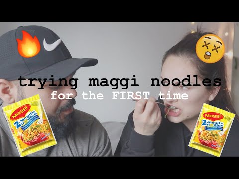 TASTE TEST | CANADIAN Trying MAGGI NOODLES for the FIRST TIME