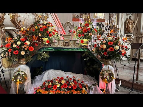 Liturgia Męki Pańskiej w Wielki Piątek z parafii św. Katarzyny w Klonówce