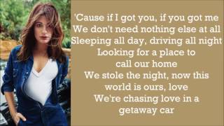 Lea Michele ~ Getaway Car ~ Lyrics