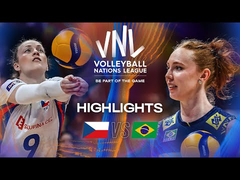 Czechia 🇨🇿 vs. Brazil 🇧🇷 - Highlights | Week 1 | Women's VNL 2025
