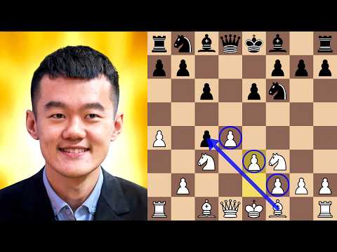 Ding Liren's Star Move Smashes Svidler's Slav