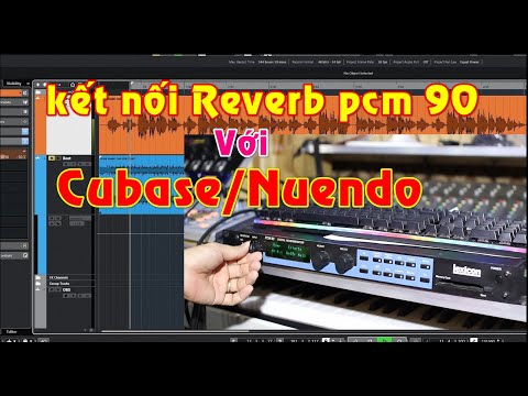 HƯỚNG DẪN KẾT NỐI REVERB CỨNG LEXICON PCM 90 VỚI CUBASE, NUENDO - HARD REVERB CONNECTION