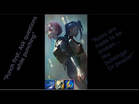 Team Fight Tactic LoL - Power of the Sisters Vi/Jinx Team Work