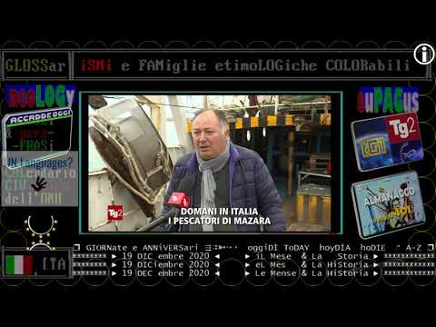 TITOLi TG2 giorno 19 DICembre 2020 sabato /