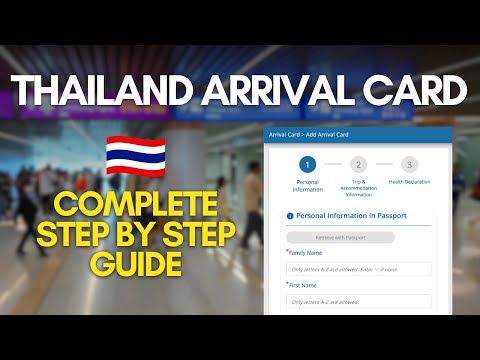 Thailand Digital Arrival Card (TDAC) 2025 – Complete Step-by-Step Guide