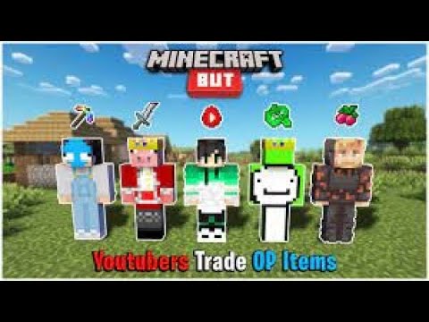 Insane Minecraft Youtuber Item Trading!