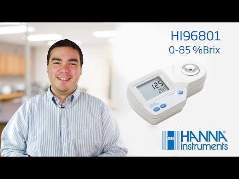 Learn about the Hanna Instruments Brix Refractometer for Food Analysis HI96801
