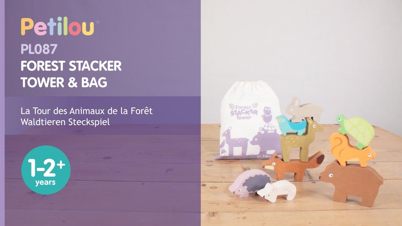 Le Toy Van Petilou Skládací věž zvířátka