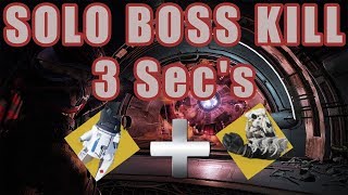 Solo Nightfall Boss Kill In 3 Sec&#39;s - Multiple Tripmine Traps + Blade Barrage + Tractor