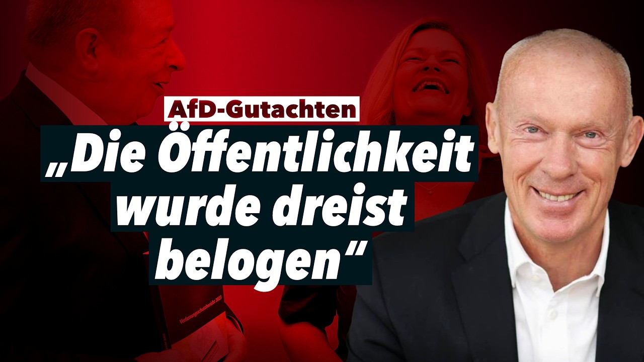 „Das AfD-Gutachten ist eine Blamage“ – Joachim Steinhöfel mit der Blitz-Analyse