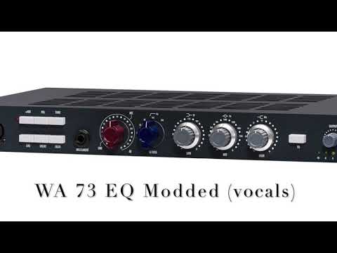 Revive Audio Modified: Warm Audio WA73-EQ 1-Channel British Microphone Preamp / EQ 2010s - Raf Blue Gray image 2