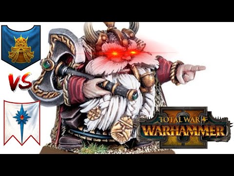 NEW & IMPROVED GROMBRINDAL | Dwarfs vs High Elves - Total War Warhammer 2