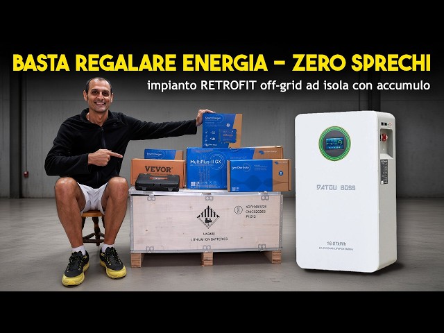 Impianto FOTOVOLTAICO connesso in rete: come sfruttare l'ENERGIA in eccesso - Retrofit Off-Grid ad isola con accumulo