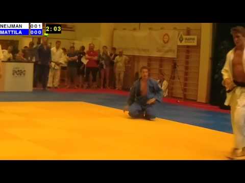 Judo Nordic Championships 2014: M21-73: NEIJMAN - MATTILA