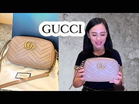 GUCCI MARMONT CAMERA BAG SMALL UNBOXING | PORCELAIN ROSE | LUXURY BAG | ADDITIONAL COLLECTION