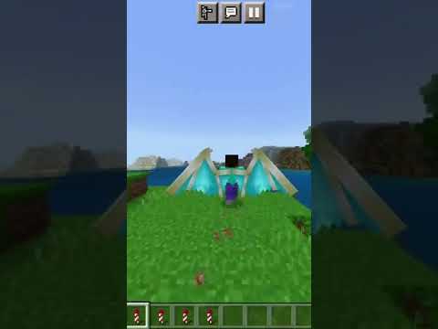 Demon Wings in Minecraft mcpe #shorts