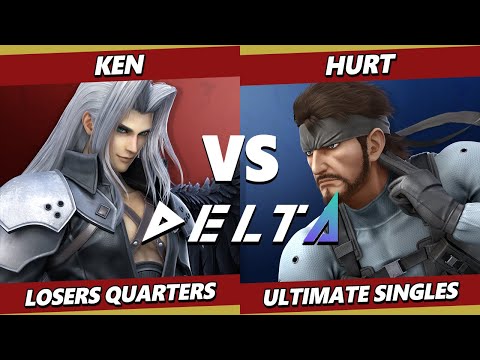 Delta 5 Top 8 - Hurt (Snake) Vs. Ken (Sonic, Sephiroth) Smash Ultimate - SSBU