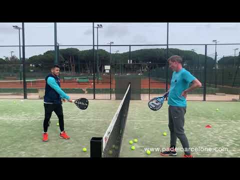 Lionel en stage de Padel à Barcelone