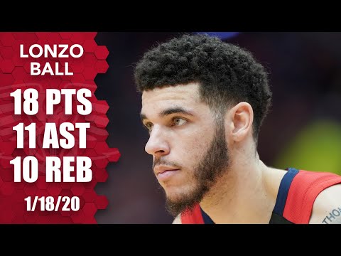 Lonzo Ball notches his third triple-double of the season vs. the Clippers | 2019-20 NBA Highlights