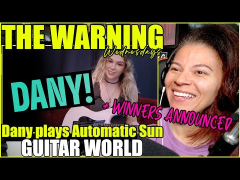 The Warning's Daniela "Dany" Villarreal Vélez plays "Automatic Sun" at Guitar World | Reaction