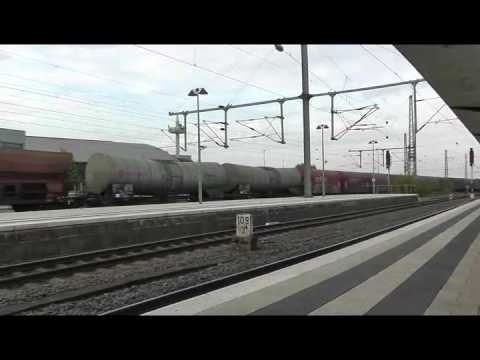 Class 152 with one of Raillion Mixed freight train in Bielefeld