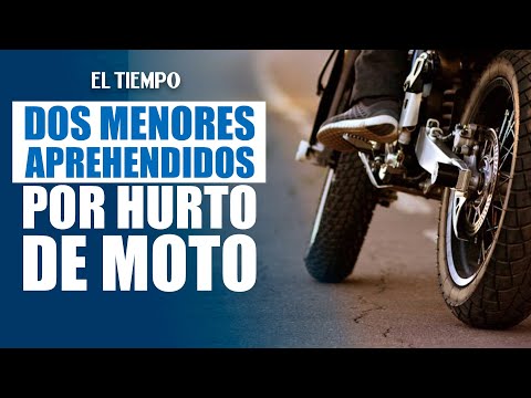 Policía detuvo a dos menores y recuperó la moto que habían hurtado en La Calera | El Tiempo