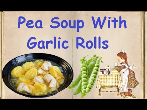 Pea Soup With Garlic Rolls / Book of recipes / Bon Appetit