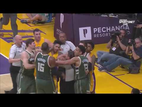 Malcolm Brogdon, Nick Young, Greg Monroe and Brandon Ingram Get Into A Fight