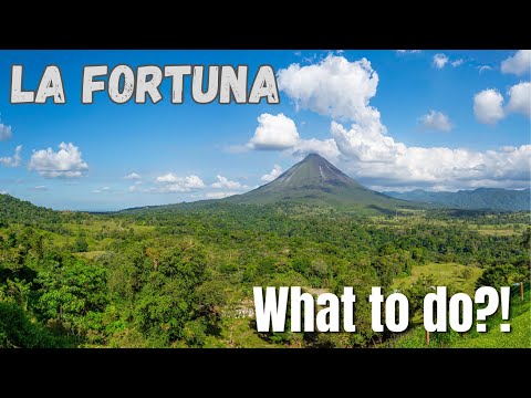 La Fortuna Costa Rica, Arenal volcano, Hotsprings & waterfalls, Complete guide & 4k travel vlog