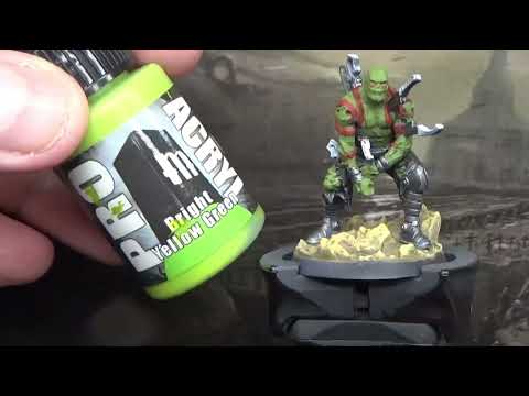 Painting Zombie Drax