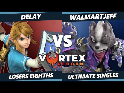Vortex Legends 20 - DeLay (Link) Vs. WalmartJeff (Wolf) SSBU Ultimate Tournament